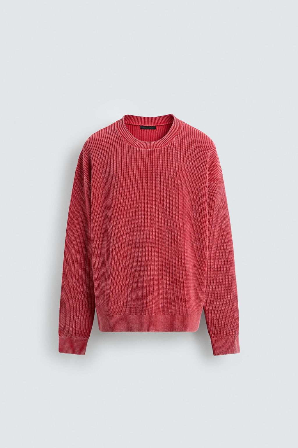 WASHED RIBBED TEXTURE JUMPER - Zara фото 7
