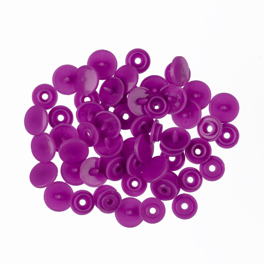 Кнопка Micron POM-10 Кнопки пластиковые пластик d 10 мм 15 шт. № 012 сиреневый