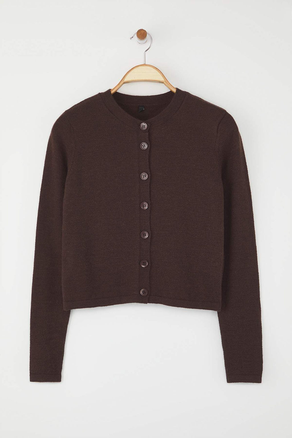 TRENDYOLMILLA Bordo Yunlu Ceket Gorunumlu Triko H?rka TWOAW25HI00049 фото 6