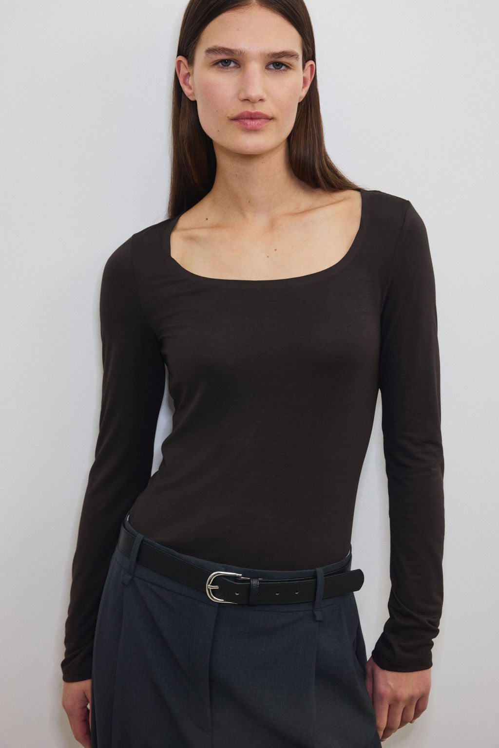 Camiseta de manga larga Warming Slim Fit - H&m фото 5