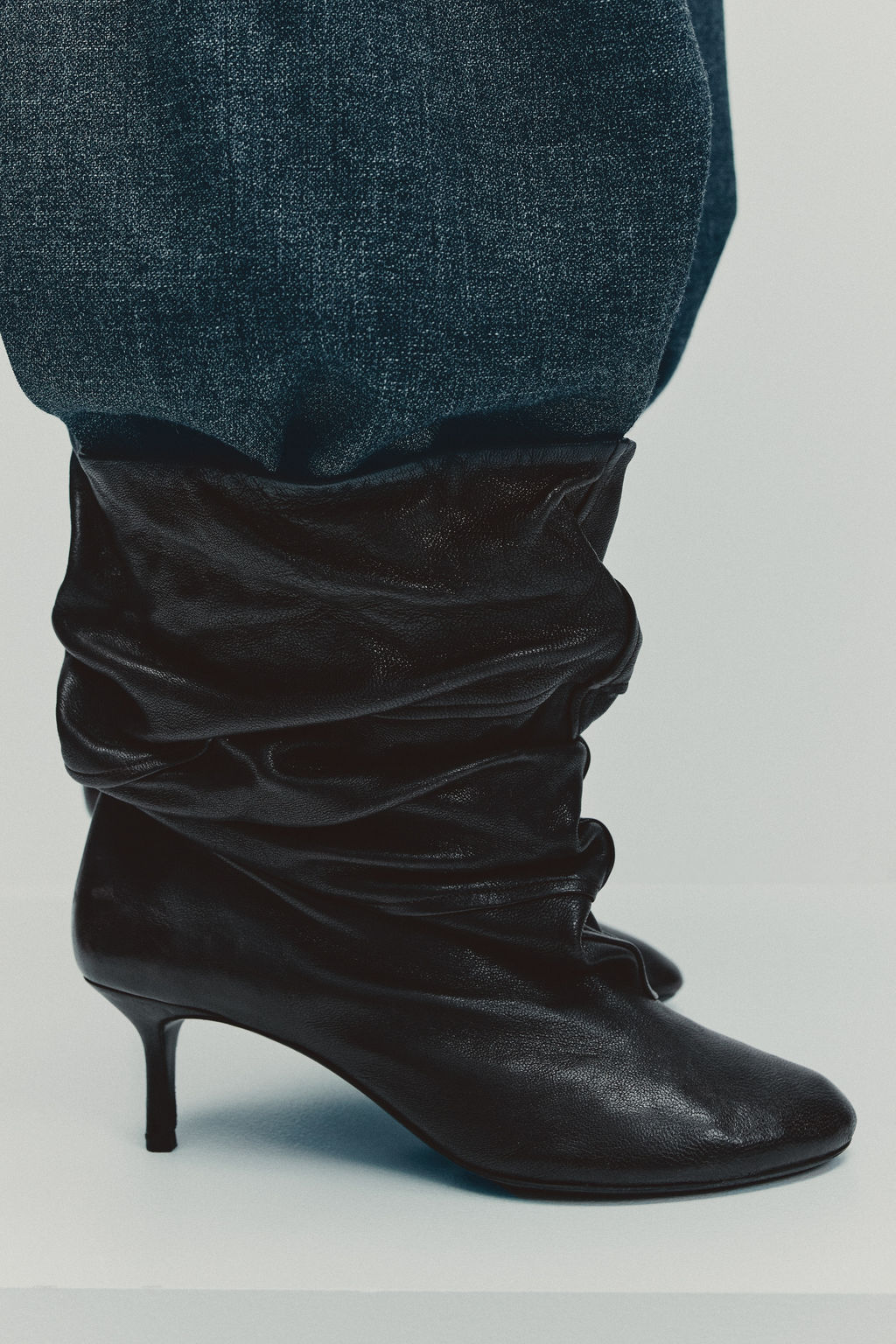 Botas de piel con tac?n - H&m фото 2