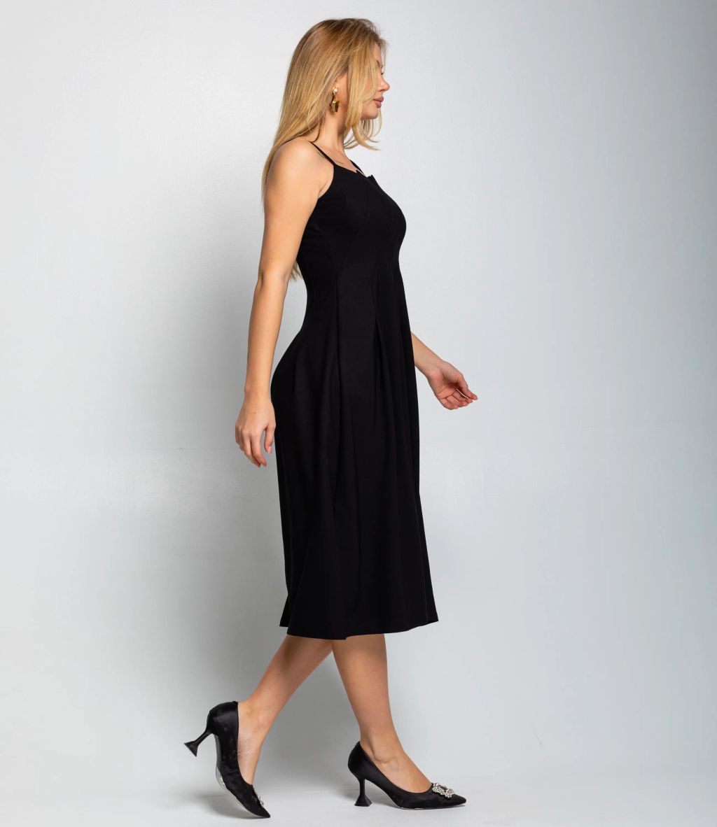 Платье #КТ3255, чёрный - Dommod фото 3
