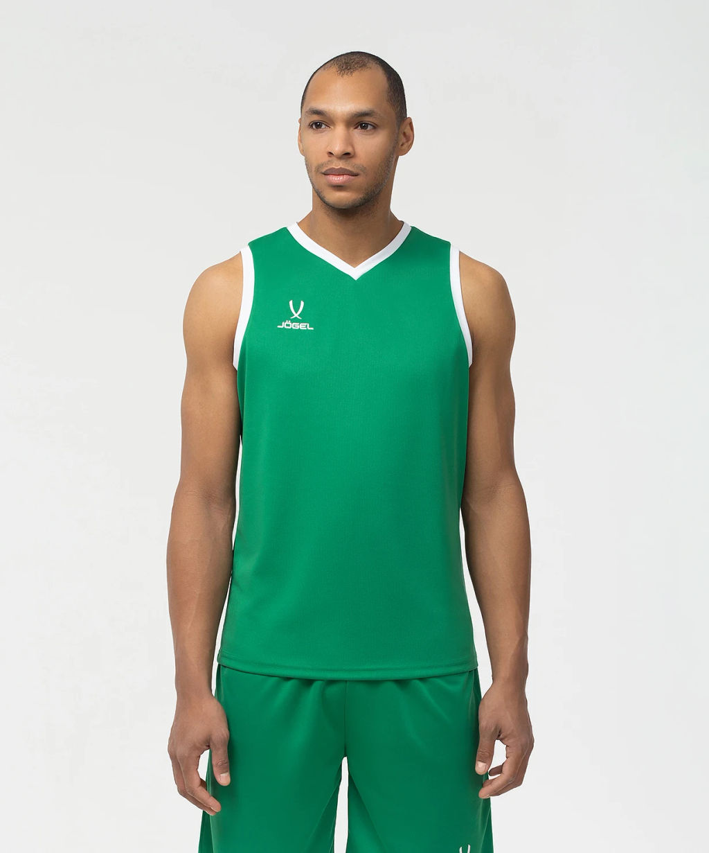 Майка баскетбольная JOGEL CAMP Basic, зеленый  фото 4