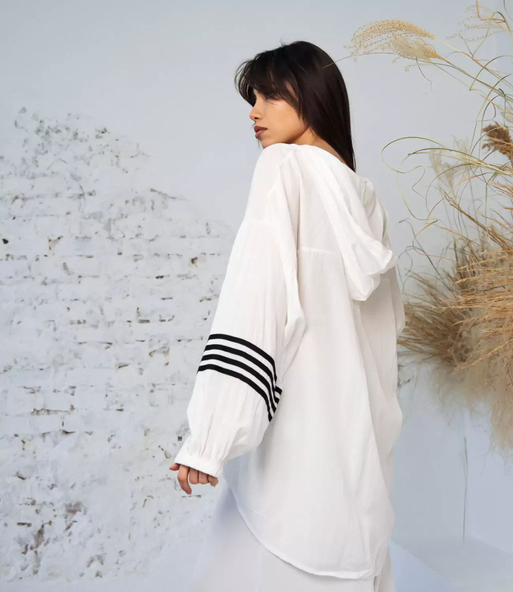 Рубашка #КТ30510-2, белый - Dommod фото 3