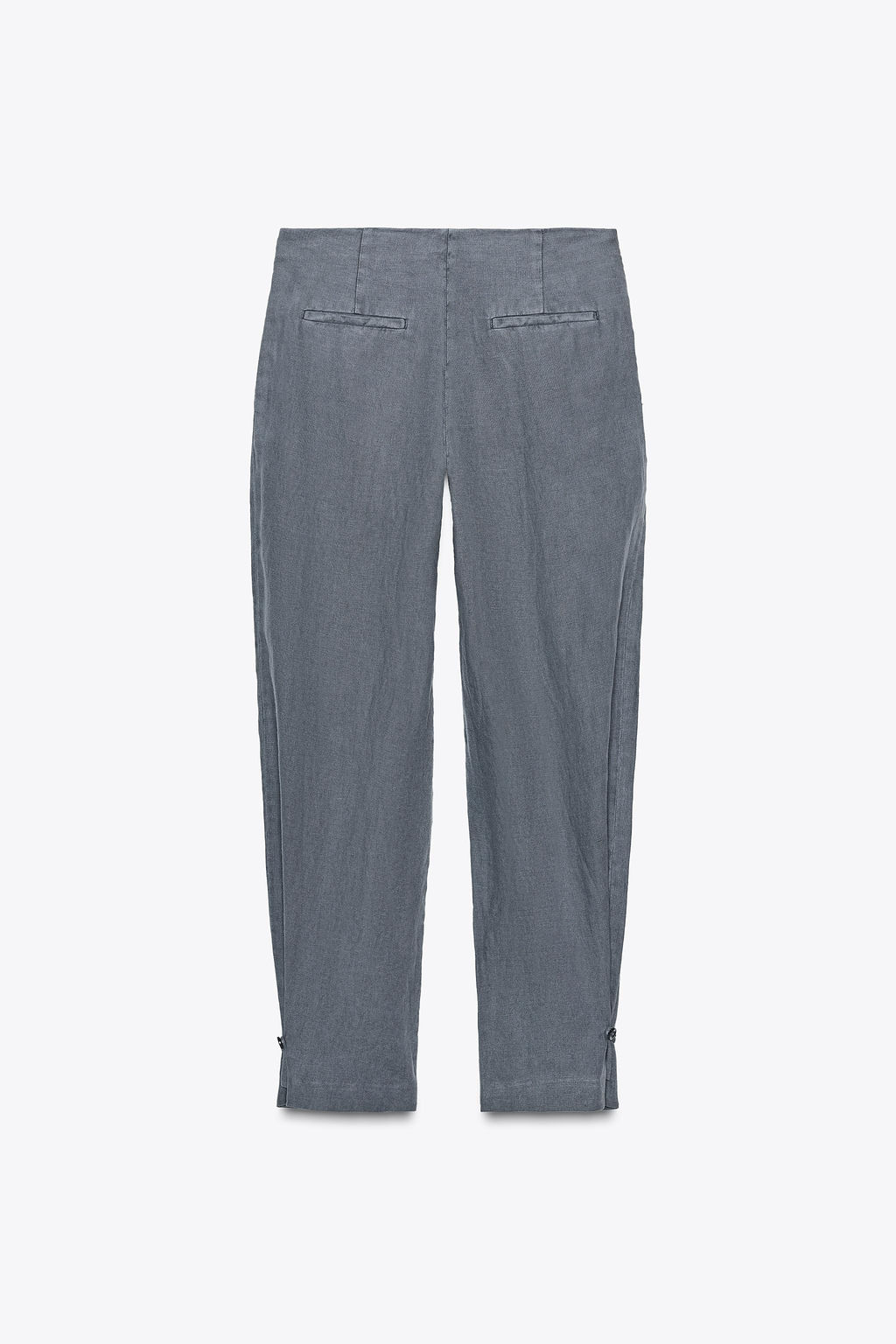 ZW COLLECTION LINEN PLEATED TROUSERS - Zara фото 5