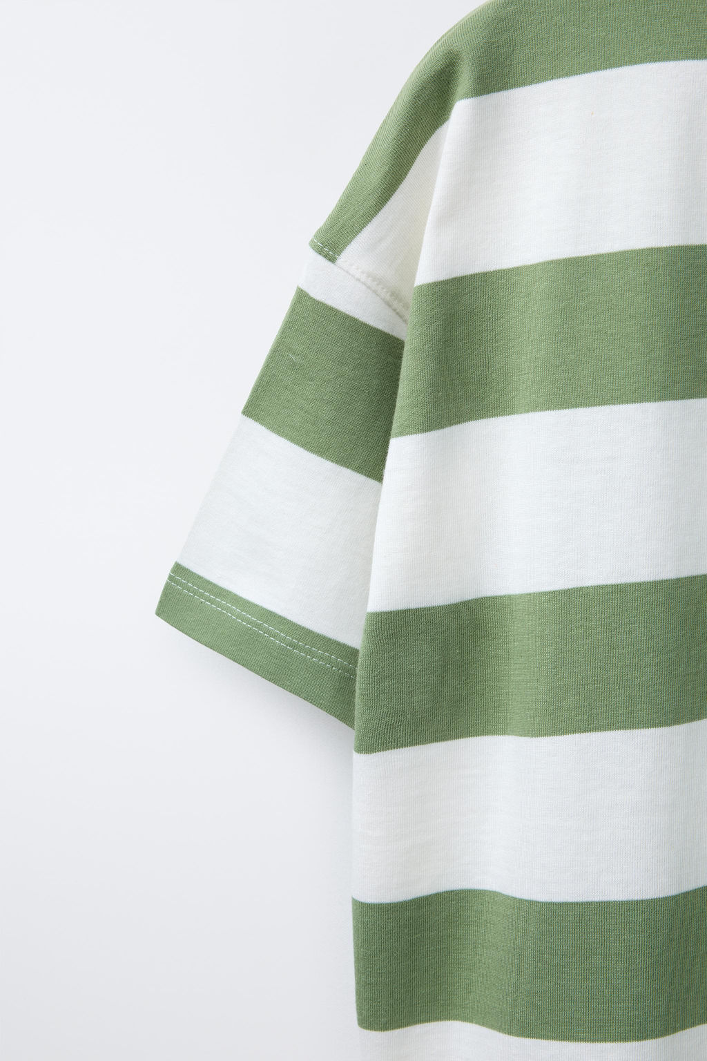WIDE STRIPE T-SHIRT - Zara фото 4