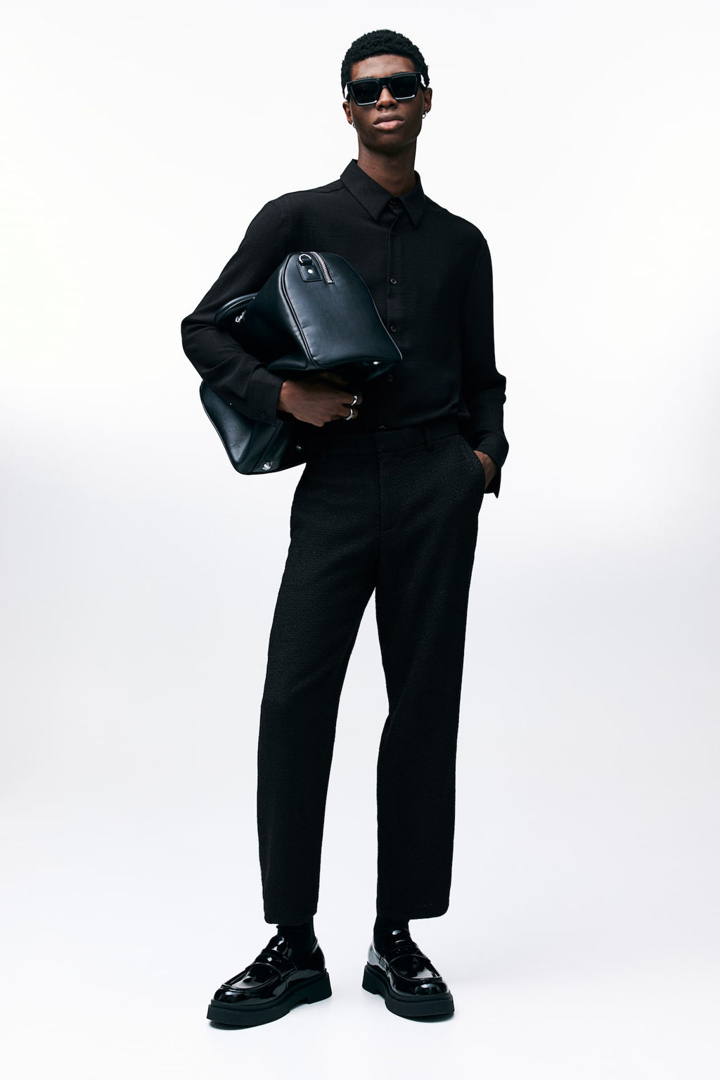 Pantalon cropped Regular Fit - H&m фото 2