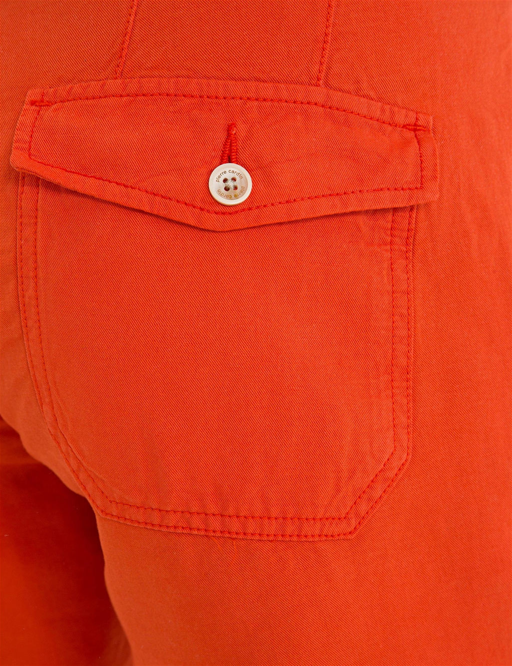 Turuncu Standart Fit Keten Kar___ml_ Bermuda _ort - Pierre cardin фото 4