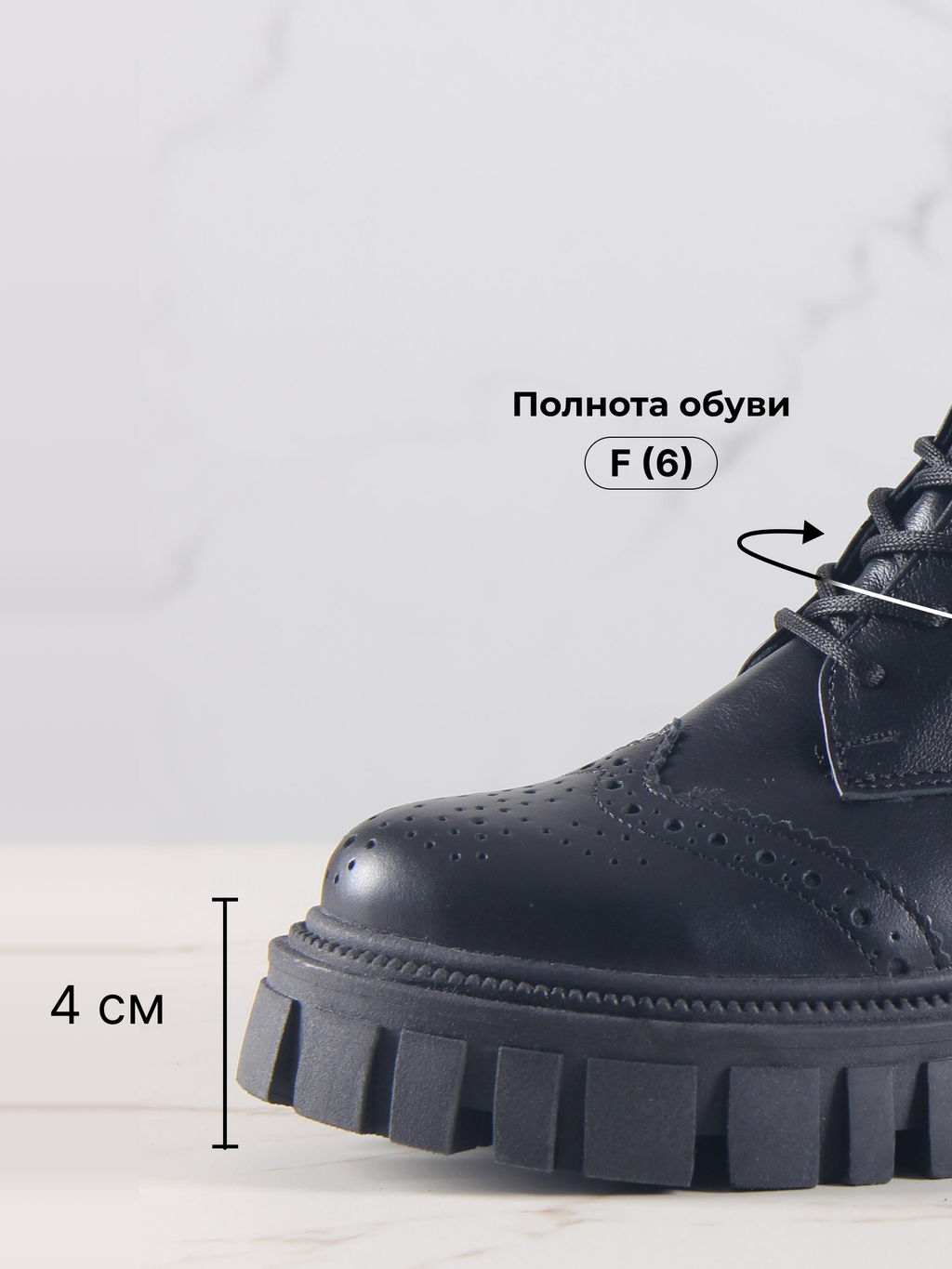 Ботинки EDART 338.21153bl.black/мех фото 7
