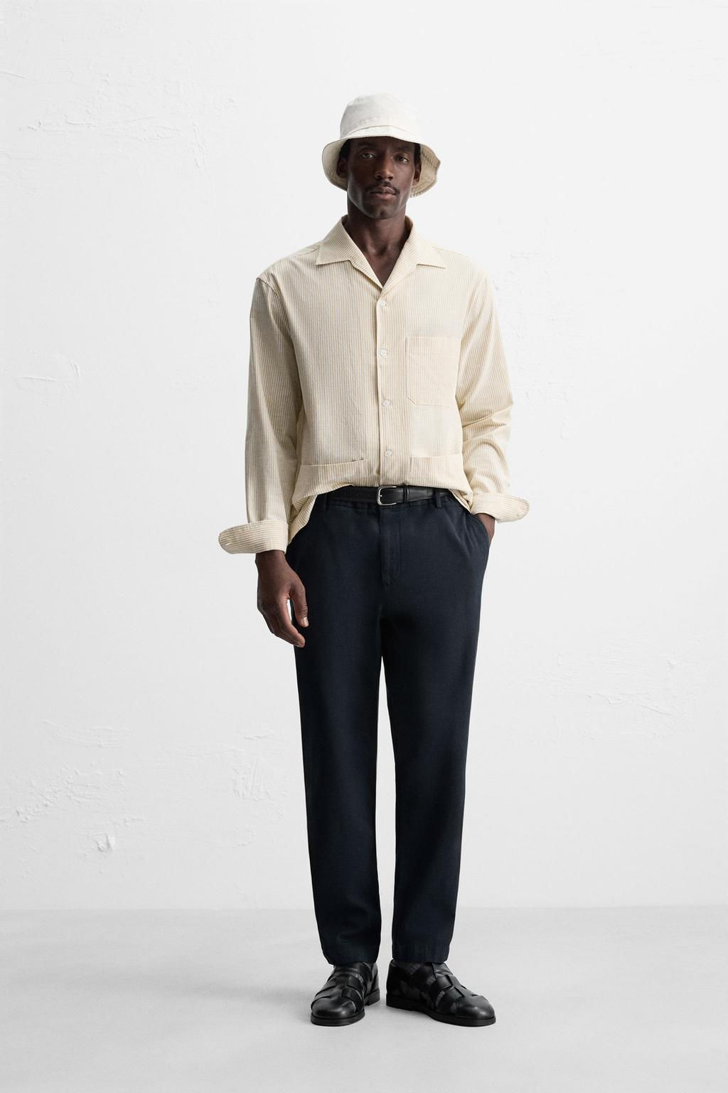 TWILL CHINO TROUSERS - Zara фото 10