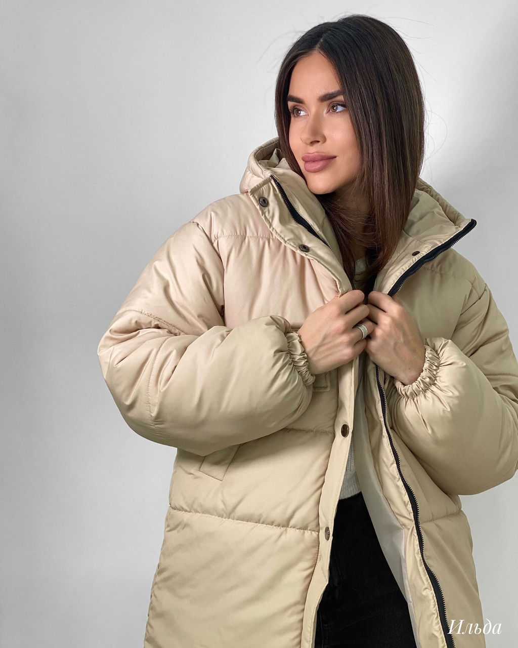Куртка Ильда (бежевый) - Nadi bordo фото 3