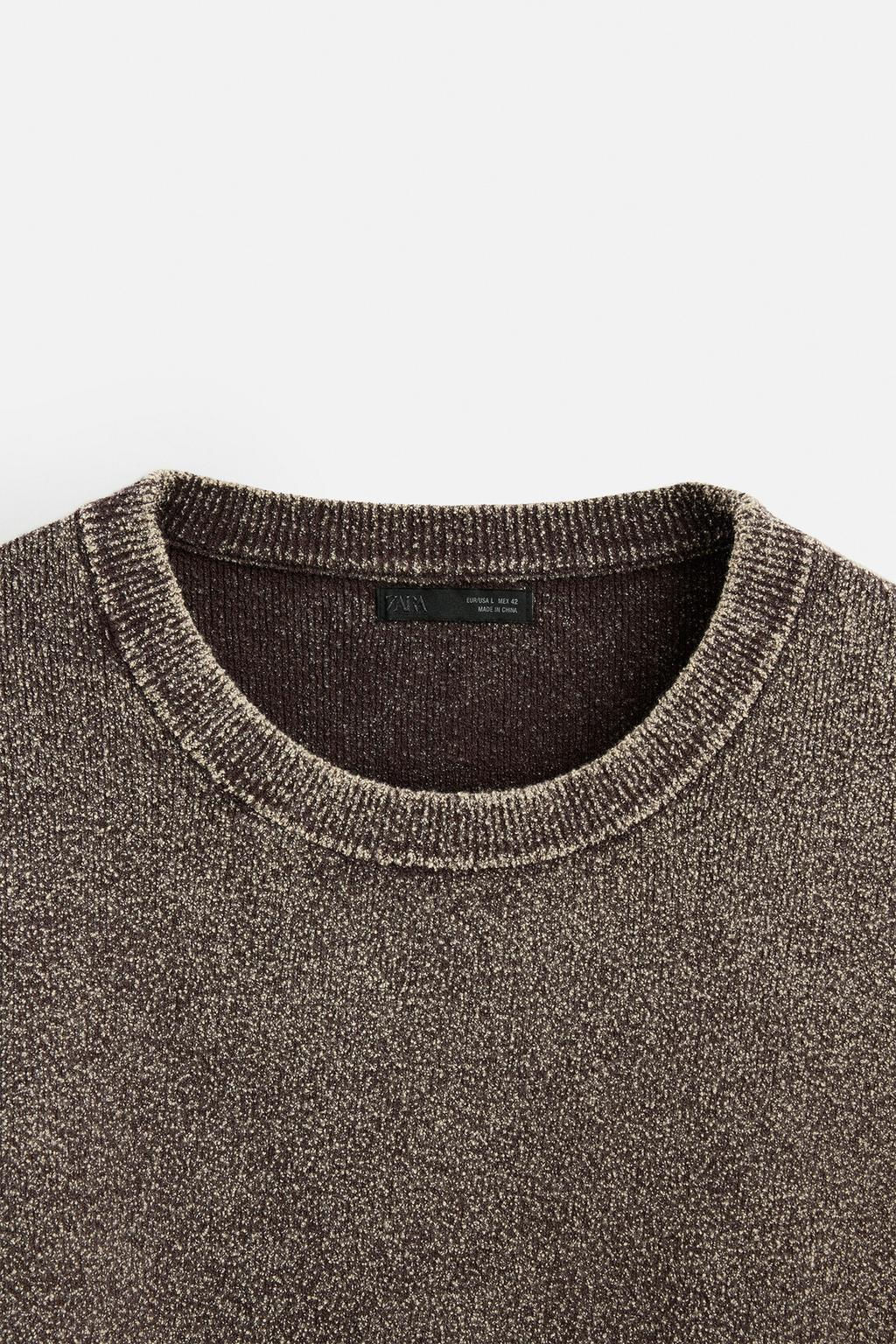 WASHED BOUCLE SWEATER - Zara фото 3