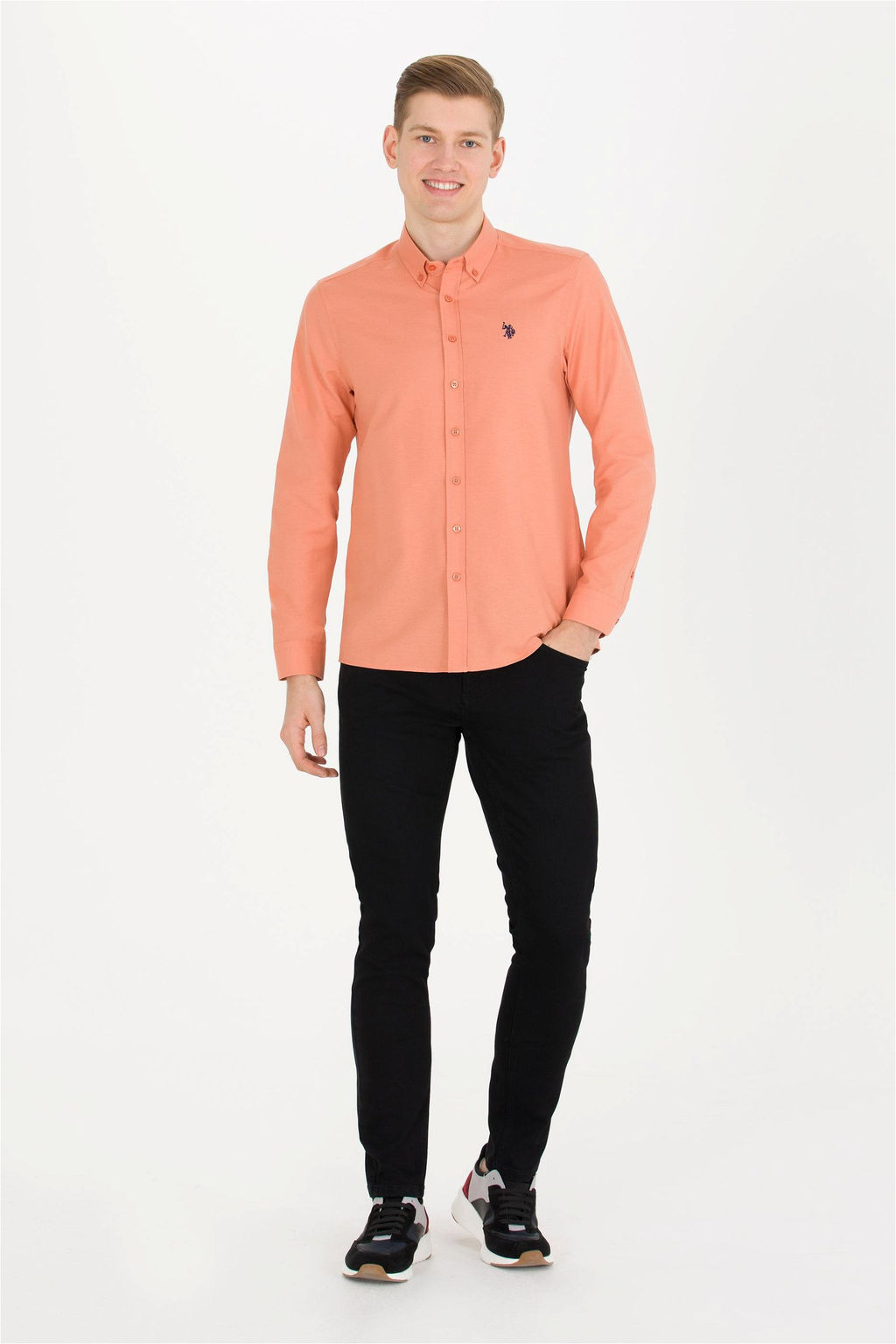 U. S. Polo Assn / Мужские черные джинсовые брюки - U.s. polo assn фото 10