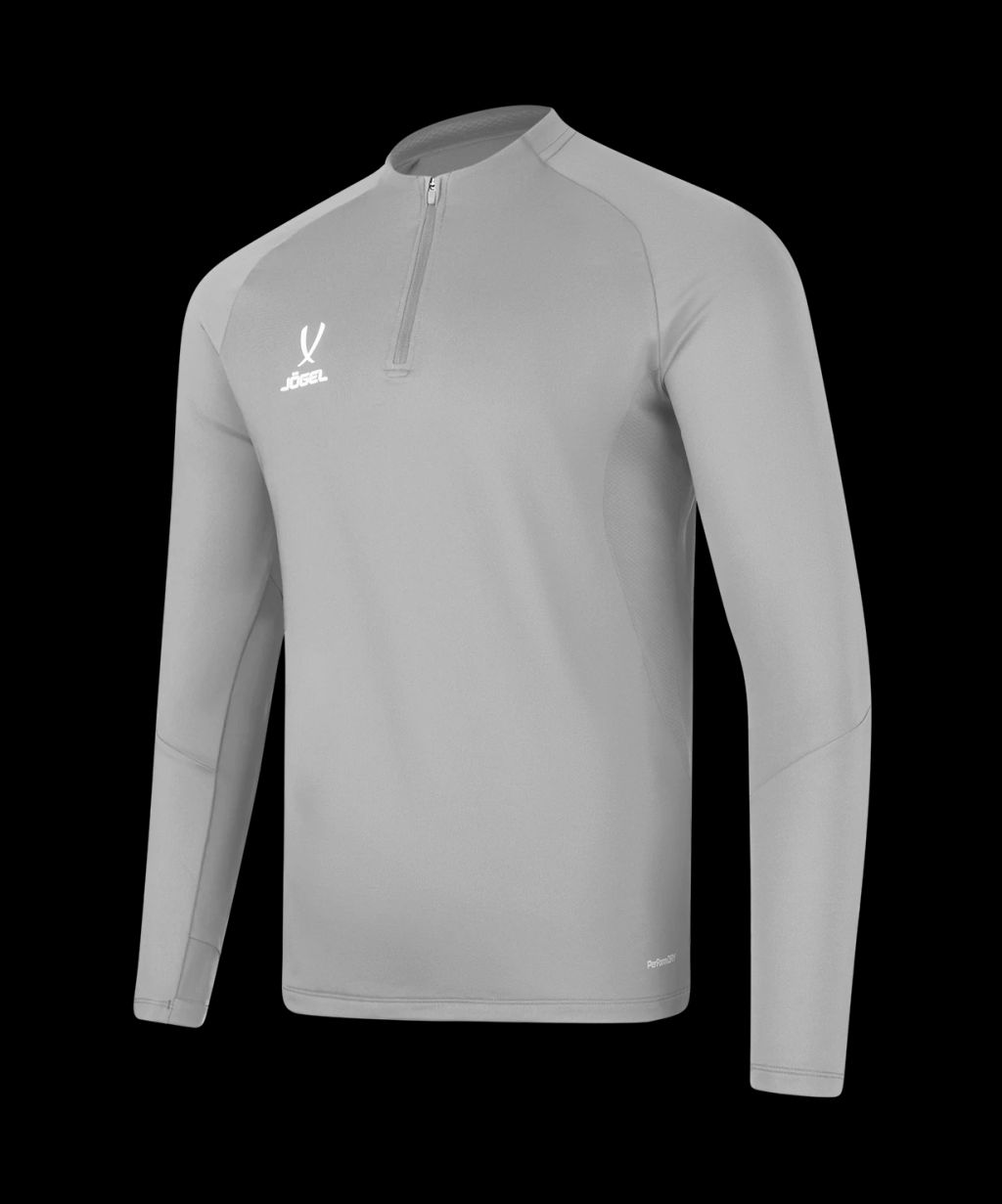 Джемпер ветрозащитный JOGEL PREMIER PerFormPROOF 1/4 Zip Wind Top, серый  фото 4
