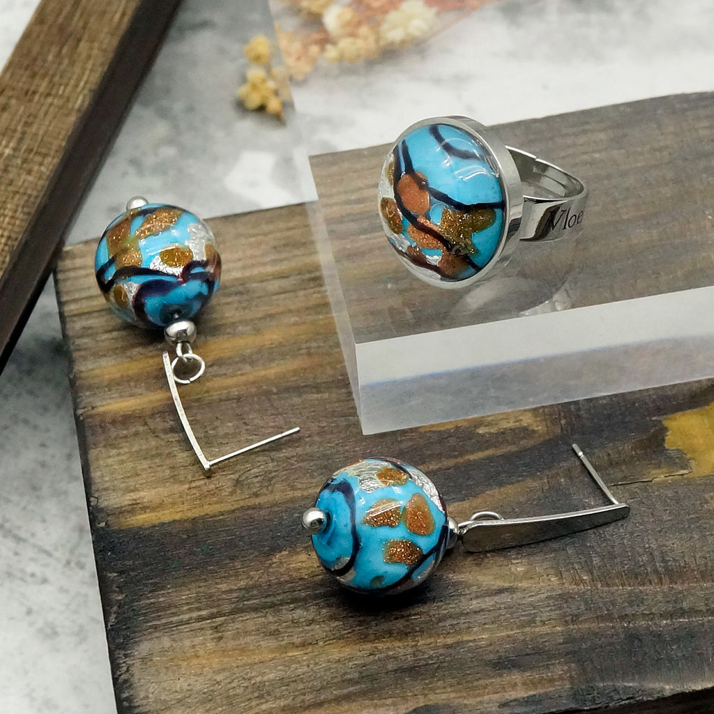 Серьги из муранского стекла - Vloes фото 6