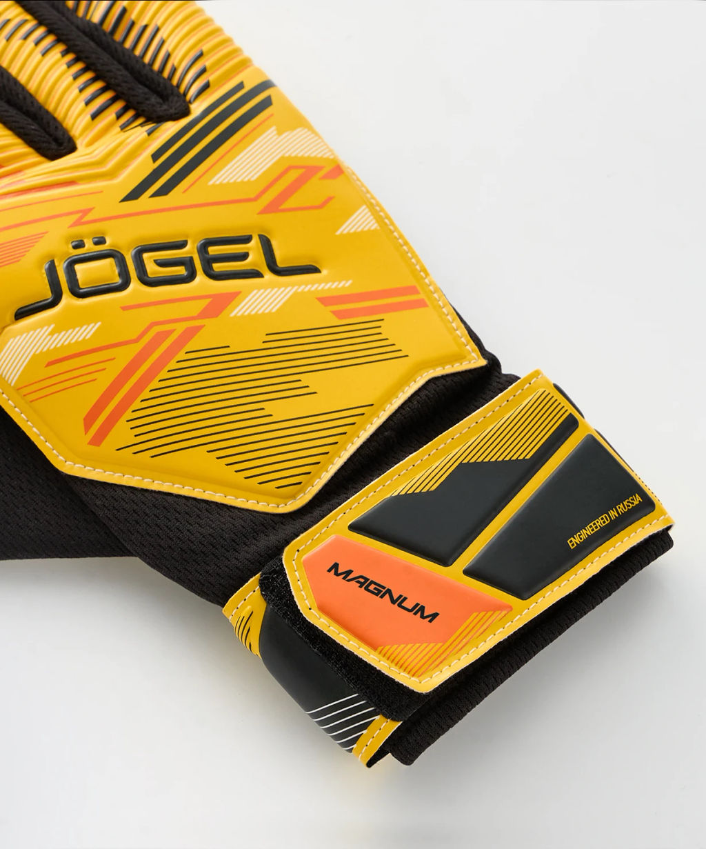 Перчатки вратарские JOGEL Magnum AL3 Flat, желтый  фото 3