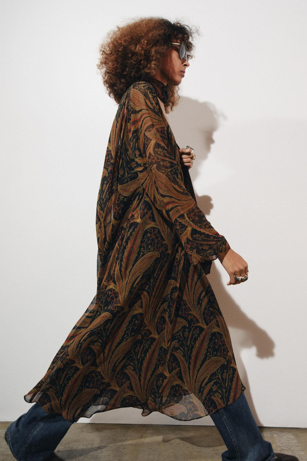 ZW COLLECTION PAISLEY SCARF DRESS - Zara фото 4