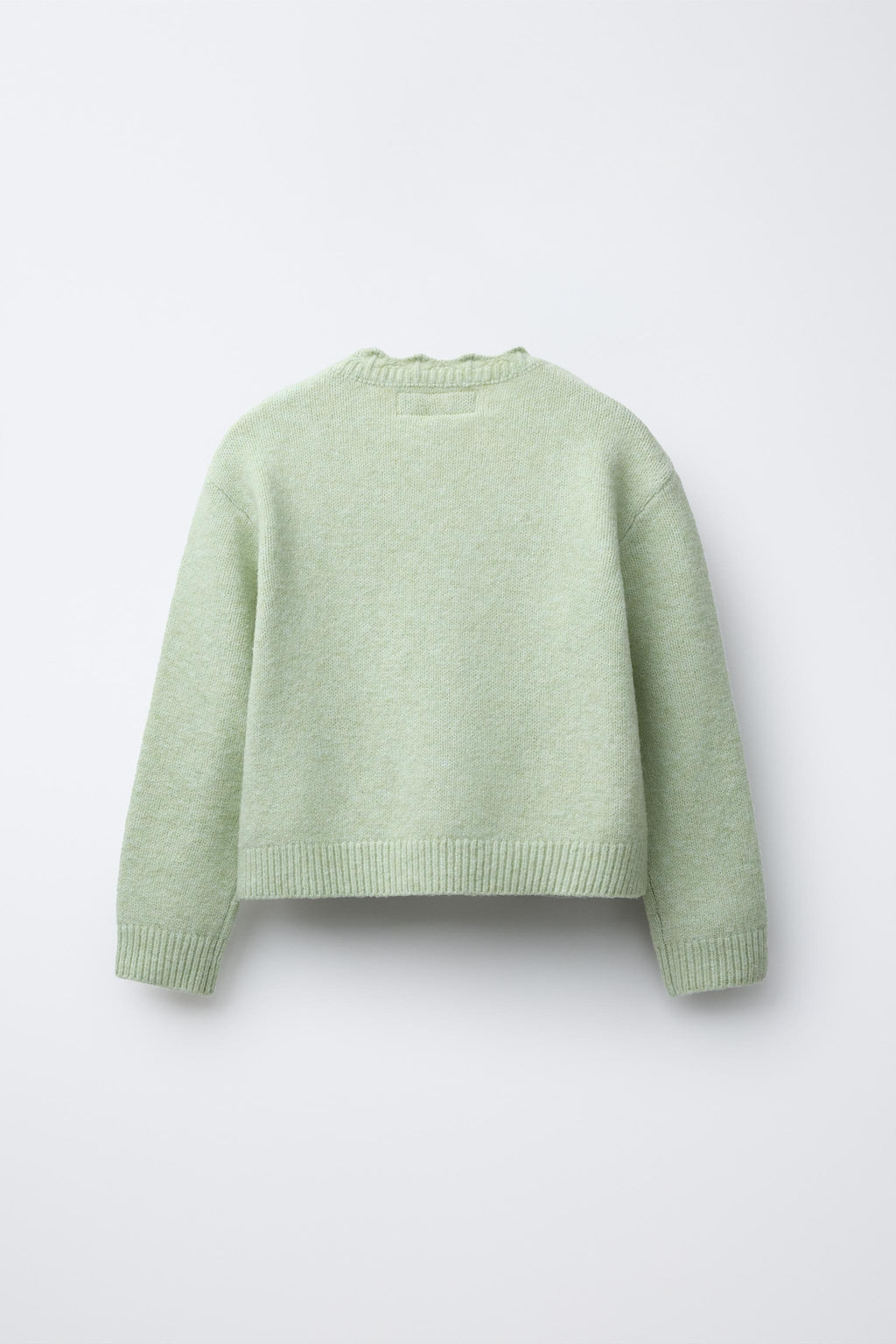 FLORAL CROCHET KNIT SWEATER - Zara фото 2