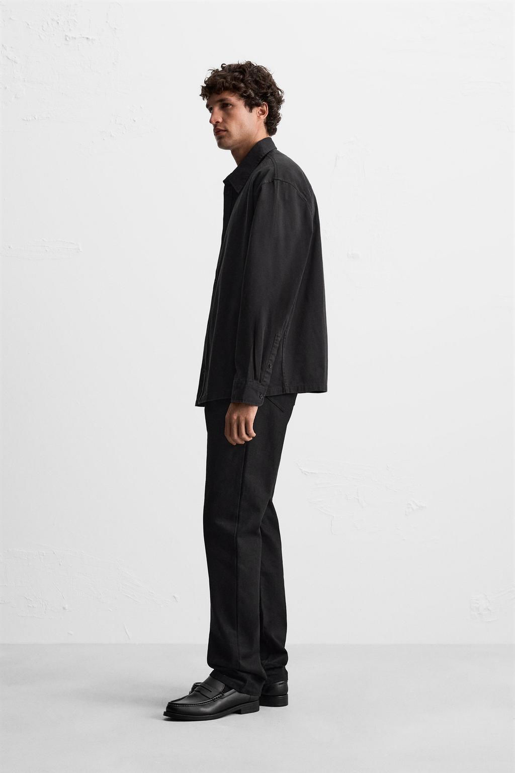 WASHED RELAXED FIT SHIRT - Zara фото 21
