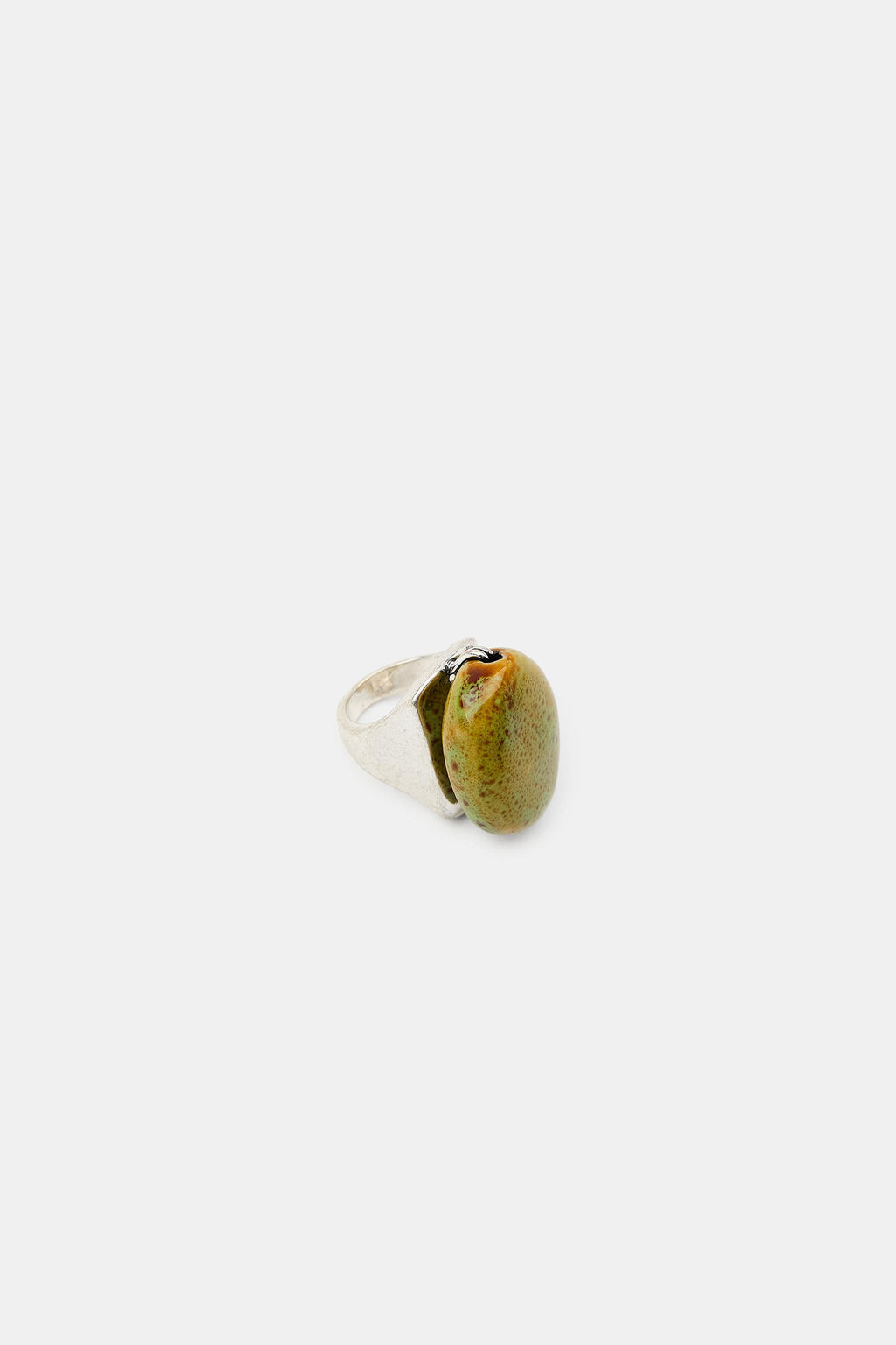PACK OF 2 MAXI STONE RINGS - Zara фото 4