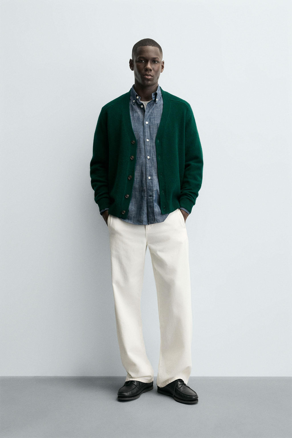 WOOL AND CASHMERE CARDIGAN