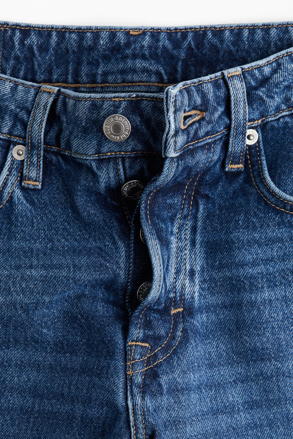 Straight Regular Ankle Jeans - H&m фото 3