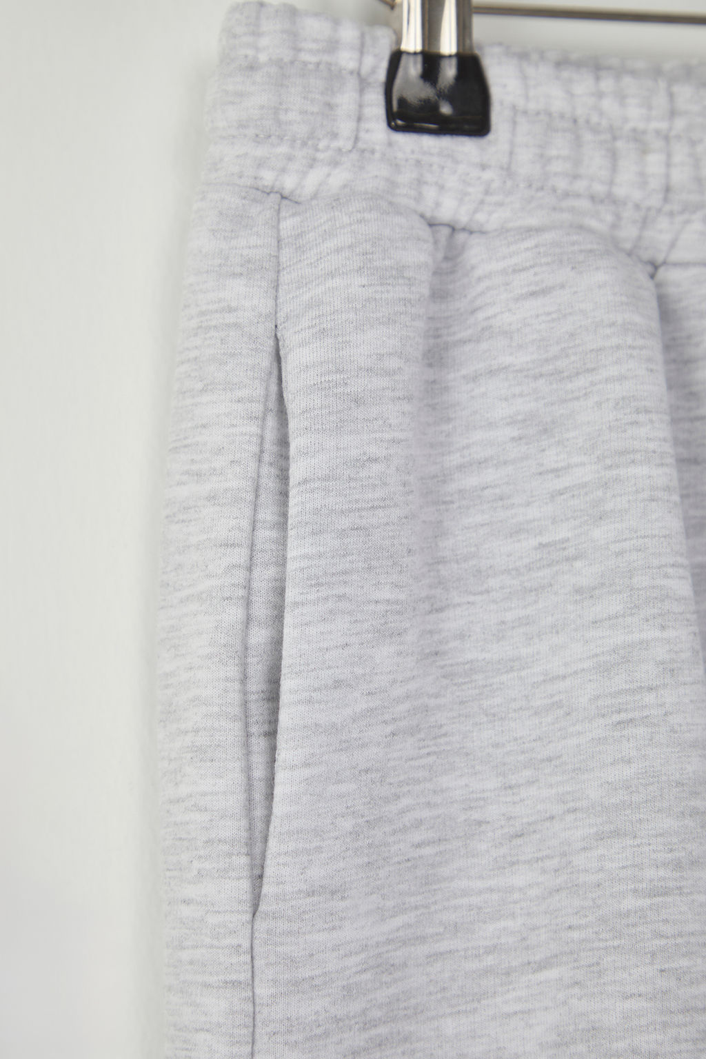 Gri Melanj Erkek Cocuk Basic Beli Lastikli Orme Sort TKDSS25SR00002