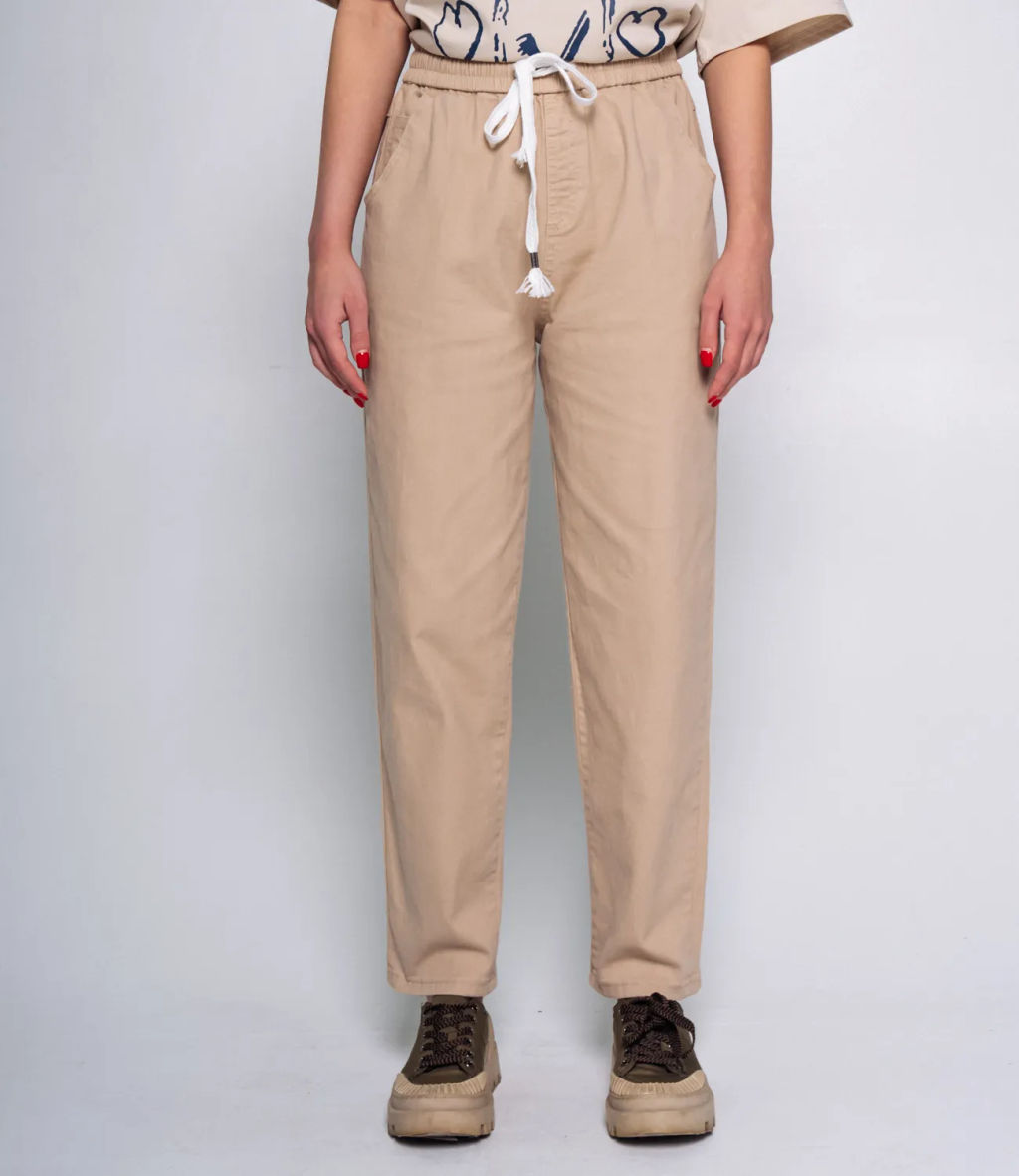 Брюки #КТ2610 (1), бежевый - Dommod фото 2