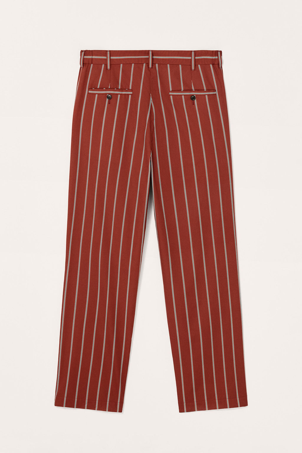 LIMITED EDITION STRIPED RELAXED FIT TROUSERS - Zara фото 6