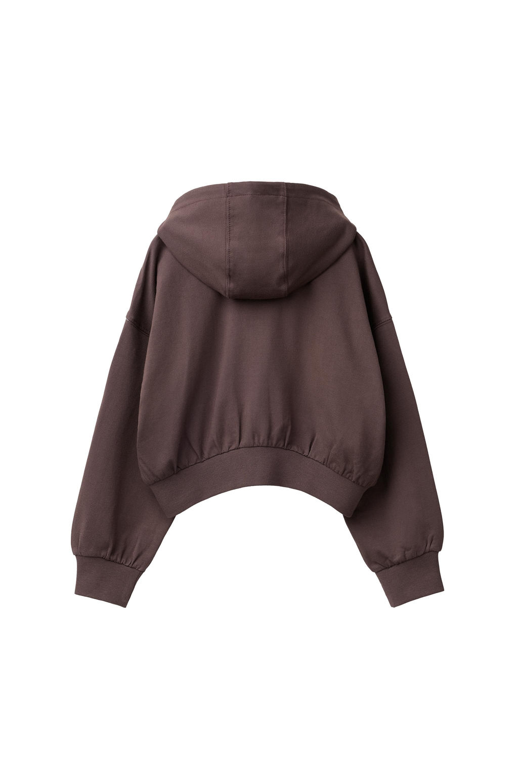 SUDADERA CAPUCHA TEXRO RELIEVE / Marr?n - Zara фото 9