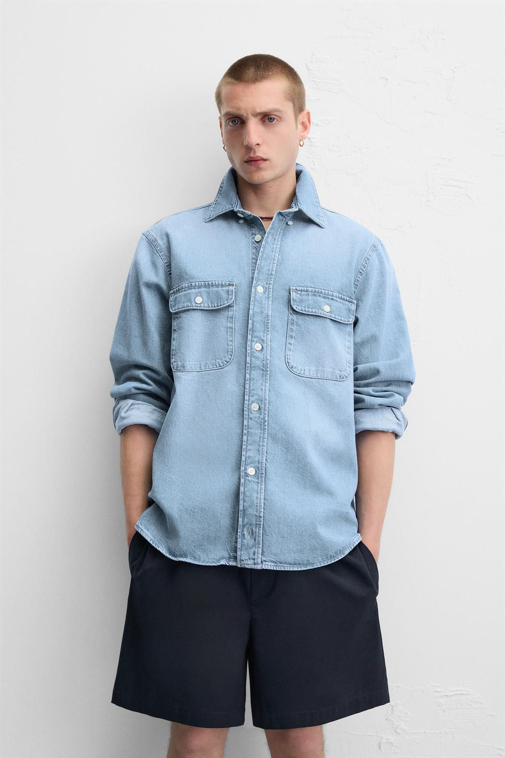 RELAXED FIT BERMUDA SHORTS - Zara фото 6