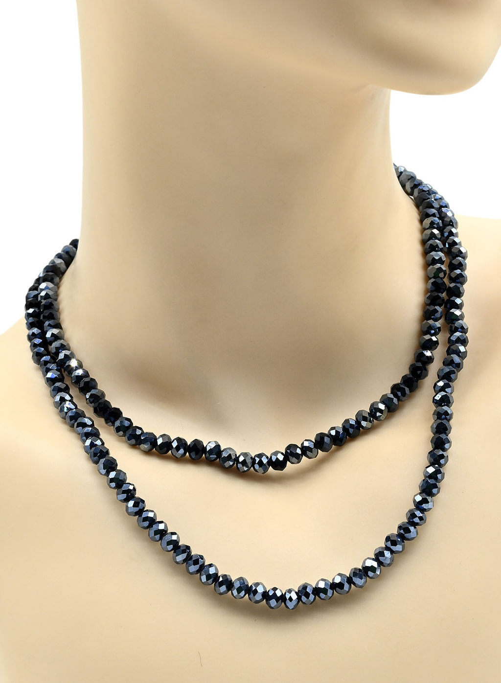 Бусы-браслет на резинке из циркона кукуруза гр.6мм зеленый хамелеон, 86см. Радуга камня  фото 30