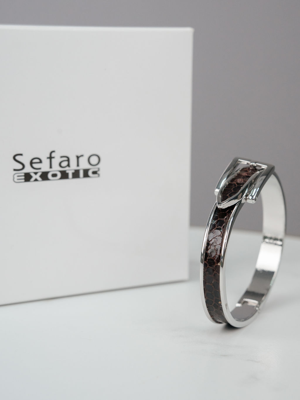 Браслет из кожи морской змеи - Sefaro фото 3