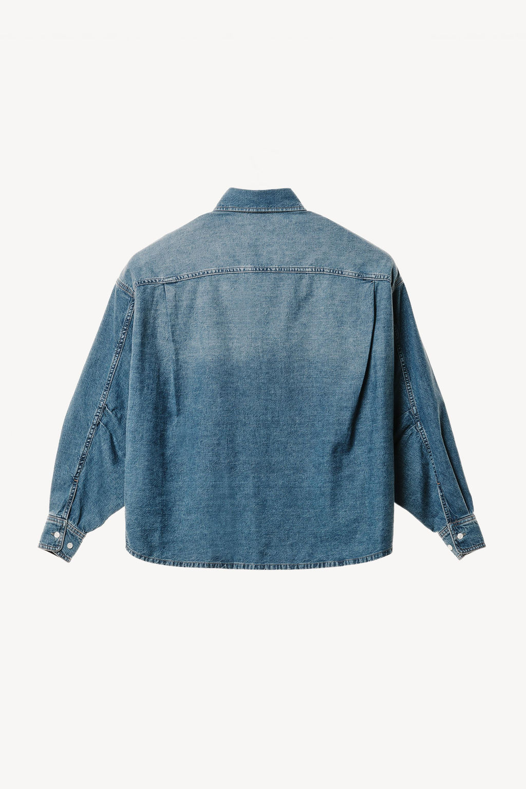 CAMISA DENIM BOXY FIT BORDADO WILLY CHAVARRIA X ZARA / Azul medio  фото 3