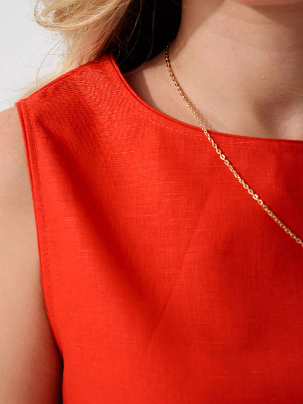 Платье Колокольчик хлопок со льном - Оптима фото 7