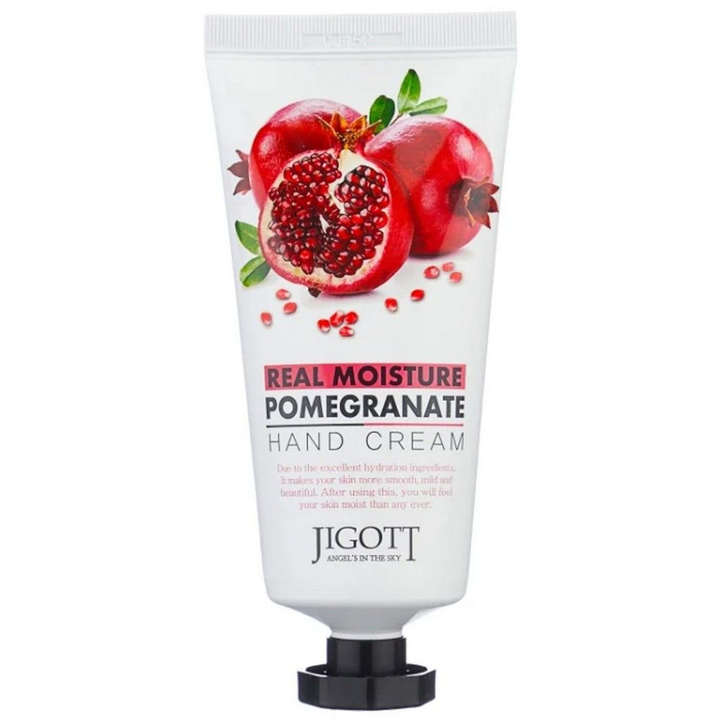 Jigott Крем для рук с экстрактом граната / Real Moisture Pomegranate Hand Cream, 100 мл