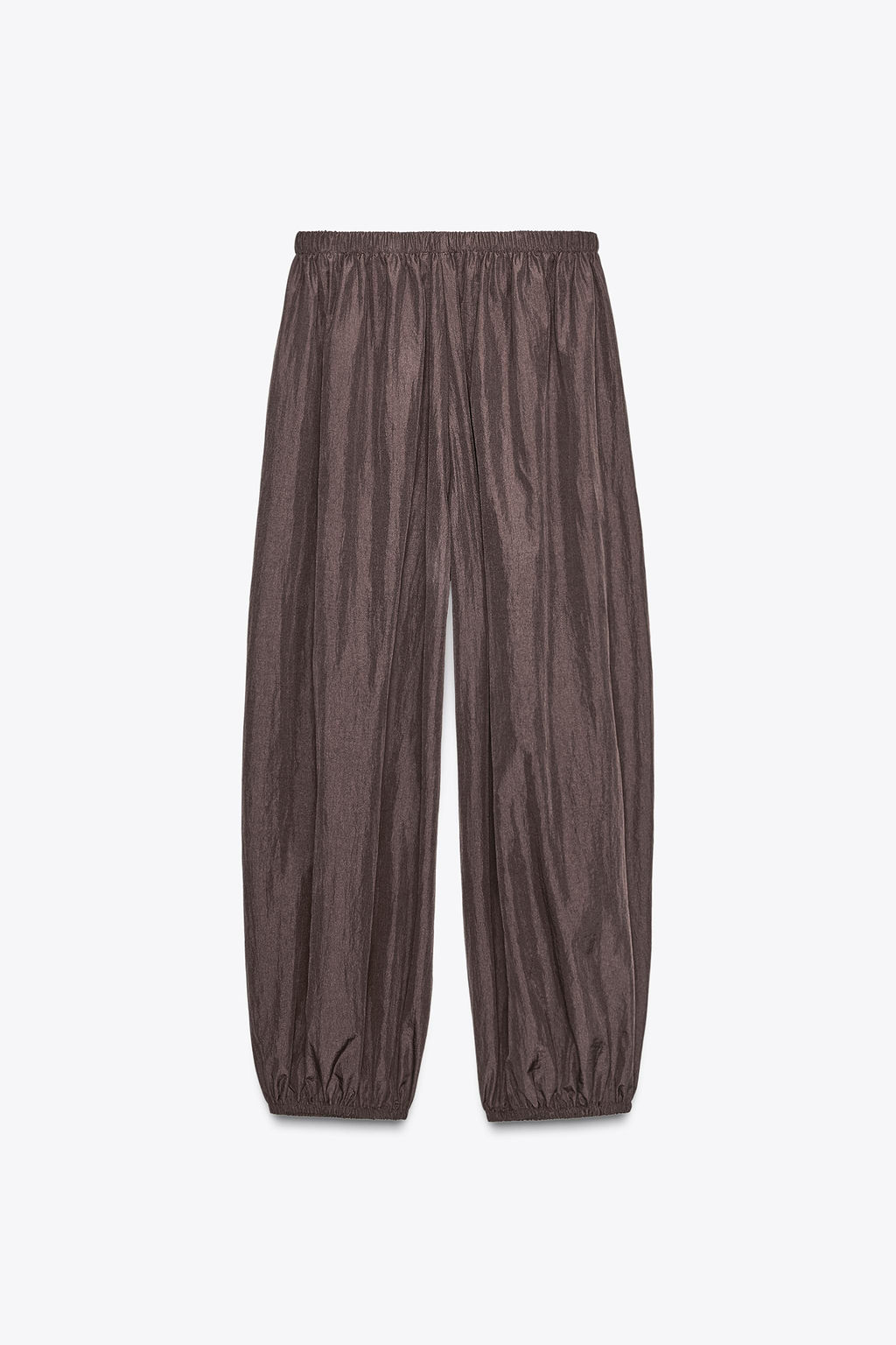 NYLON BALLOON TROUSERS - Zara фото 7
