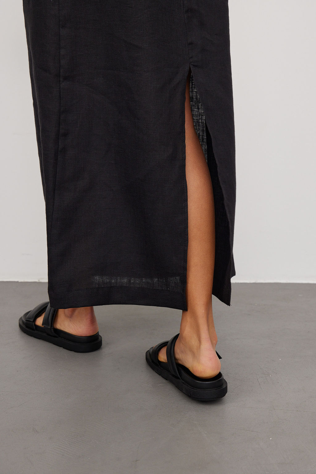 Сарафан длинный D026_Black/Черный - M&G all natural фото 4