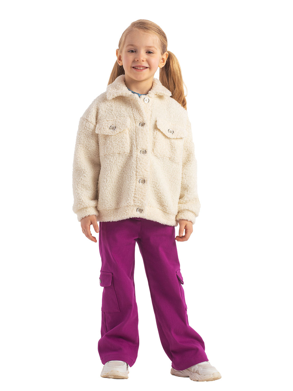 Брюки для девочки О66636 - Карамелли фото 4