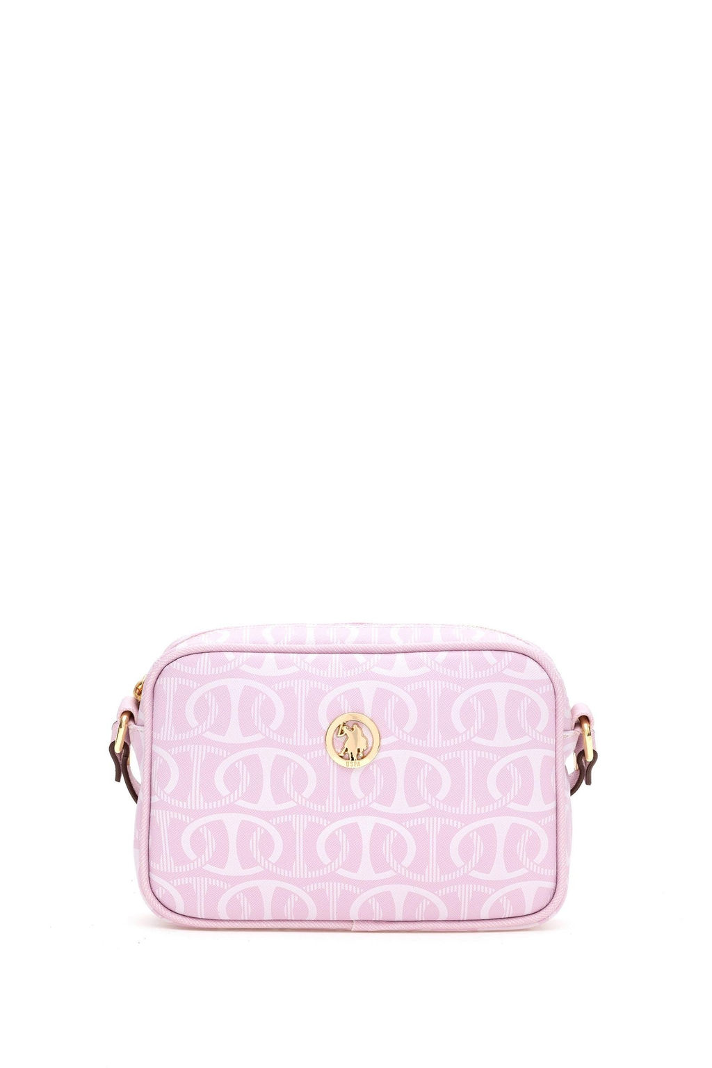 U. S. Polo Assn / Женская розовая сумка через плечо - U.s. polo assn фото 3