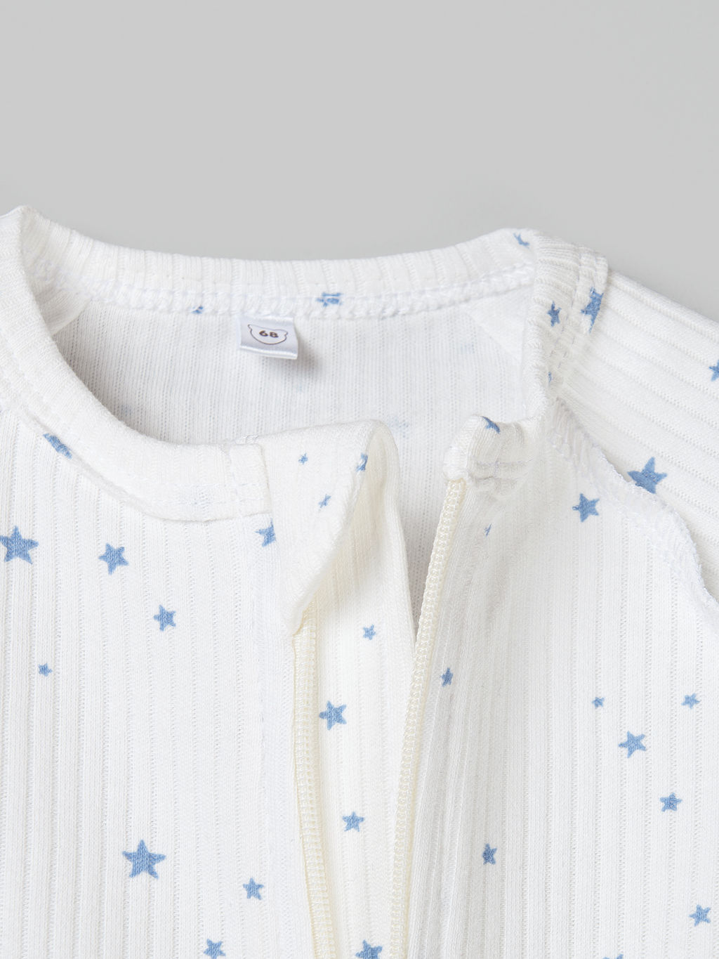 Слип с закрытой ножкой Голубые звезды 0+ - Bungly фото 3