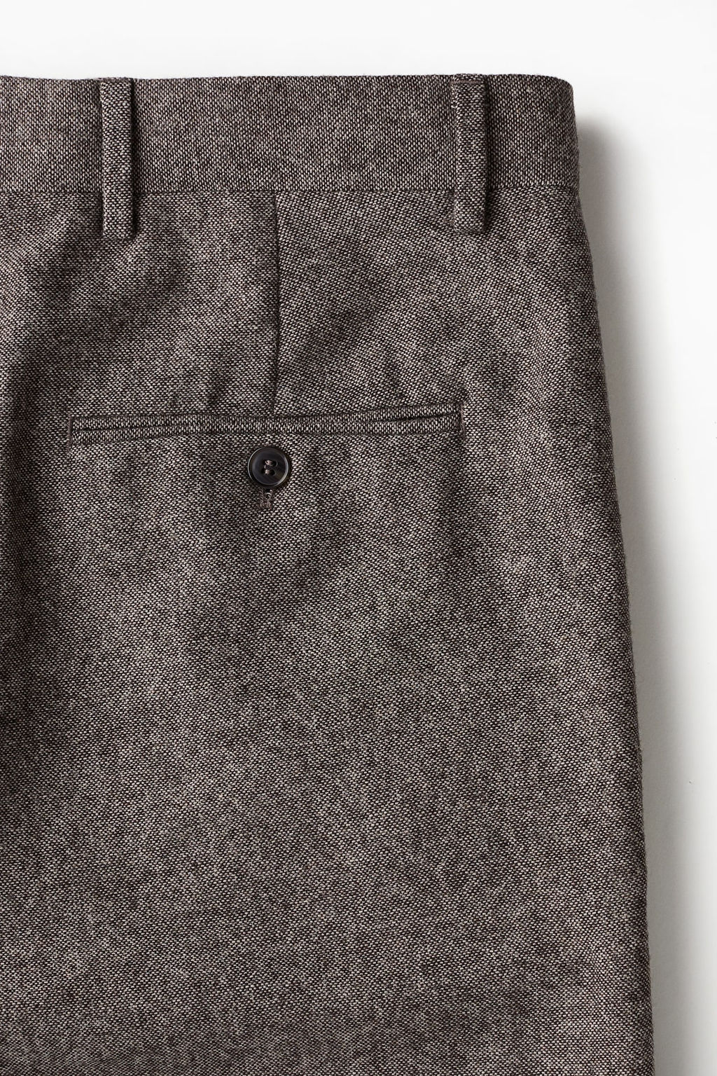 Pantalon en mezcla de lana Loose Fit - H&m фото 7