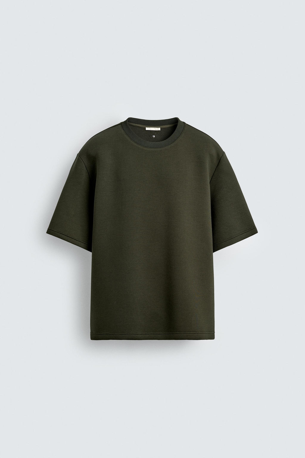 STUDDED NEOPRENE-EFFECT SWEATSHIRT - Zara фото 8