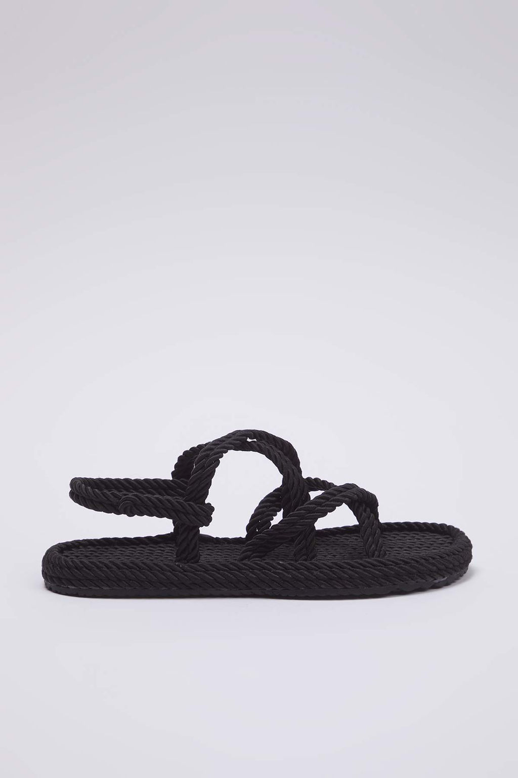 Trendyol Shoes Bej Capraz Bantl? Halat Ipli Kad?n Has?r Sandalet TAKSS25SD00056 - Trendyolmilla фото 11