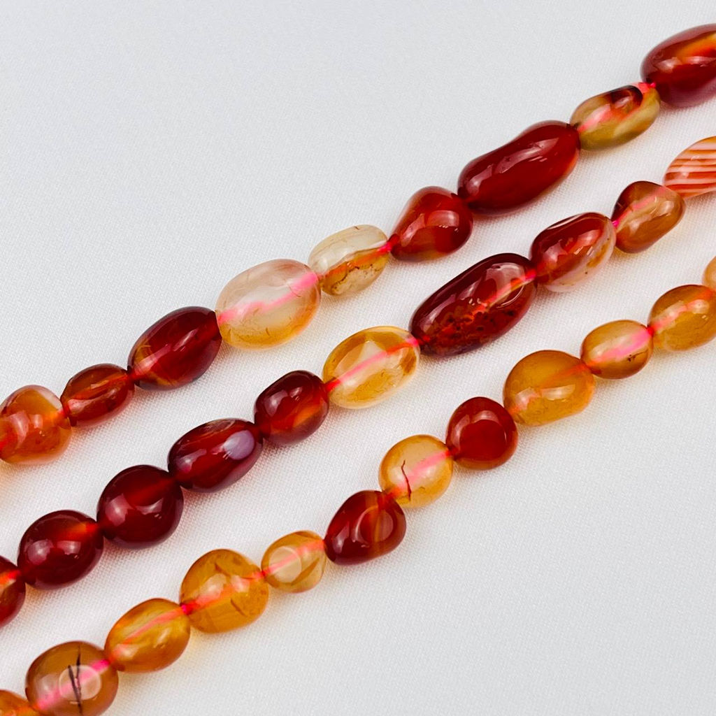 Бусины для украшений из Сердолика 39 см