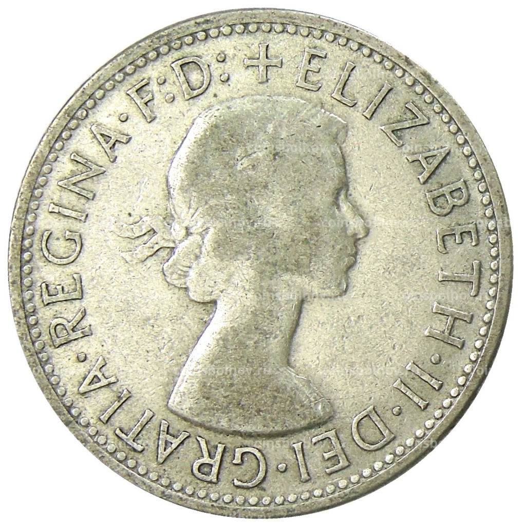 1 флорин (2 шиллинга) 1954 года Австралия  Королевский визит Елизаветы II
