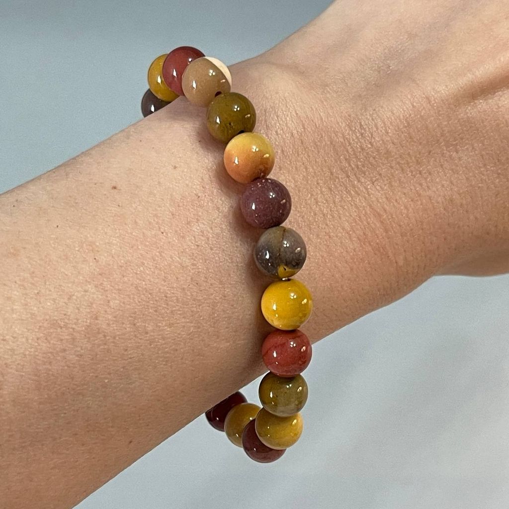 Браслет из Яшмы "Мукаит" 17 см