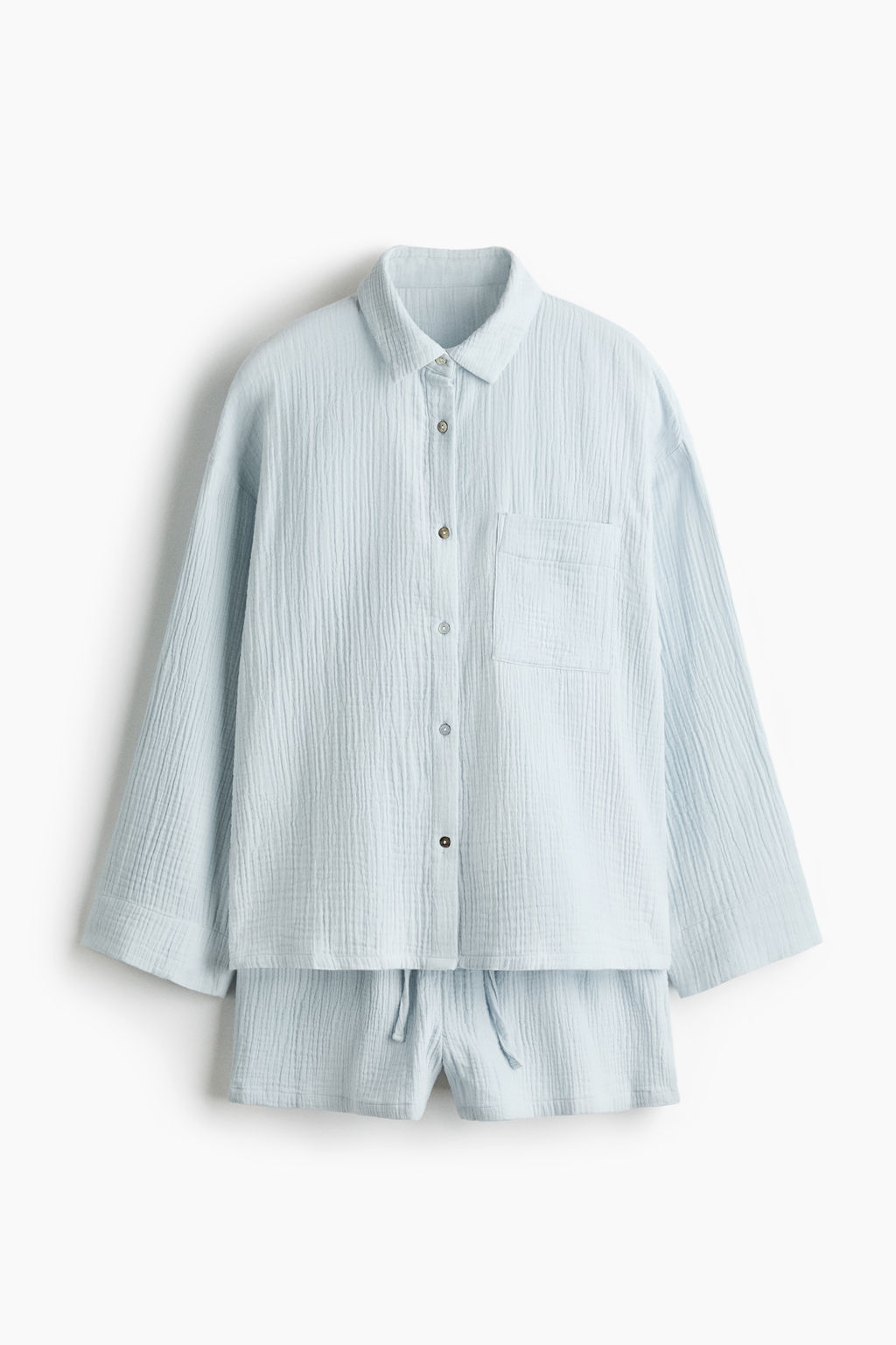 Camisa y pantal?n corto de pijama - H&m фото 17