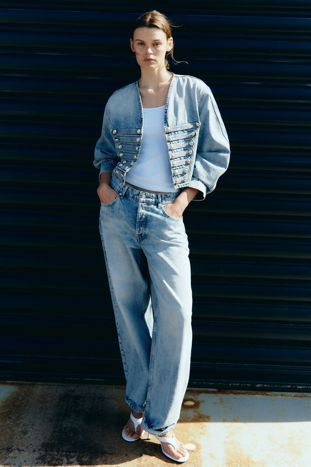 Chaqueta denim cropped - H&m фото 2