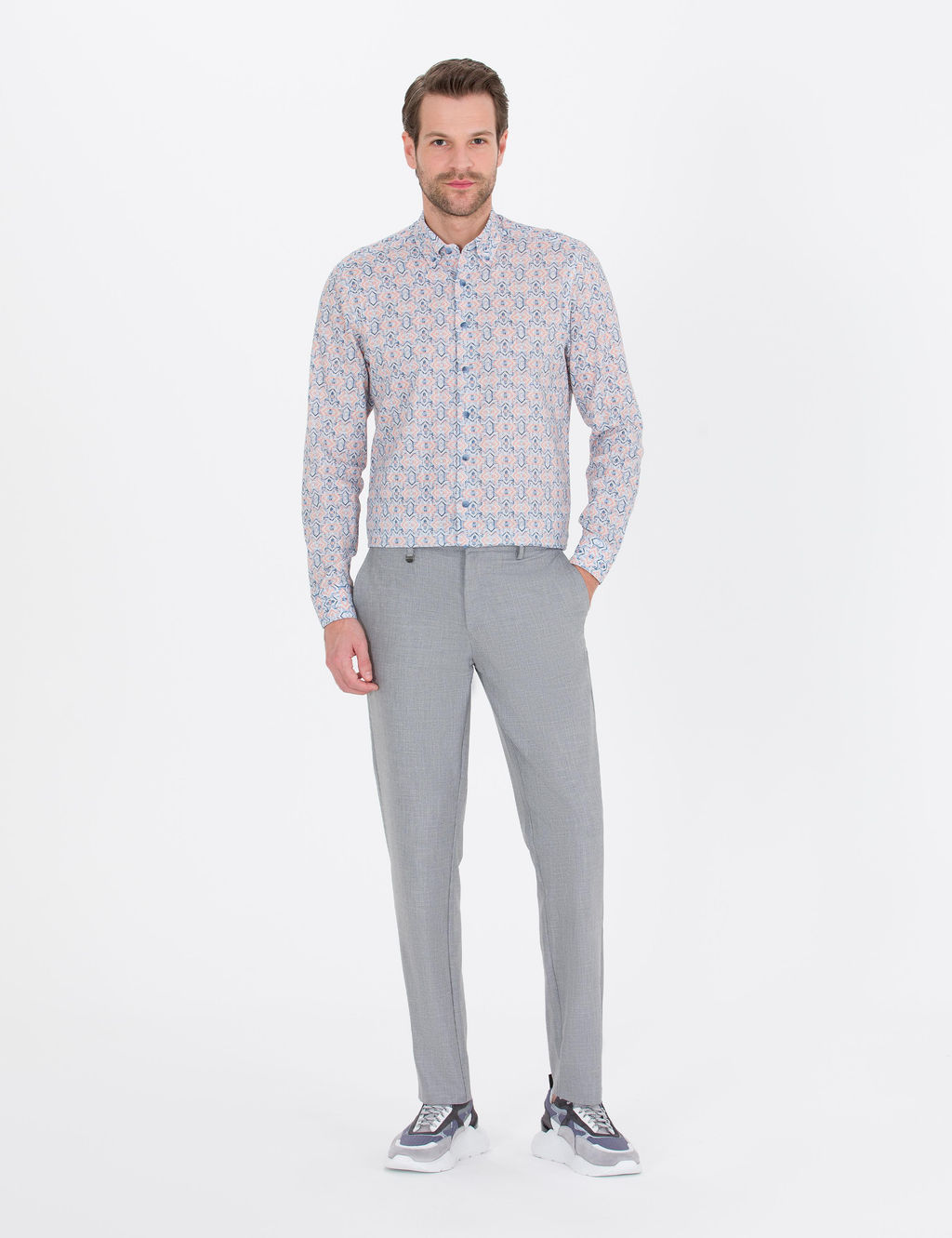 Gri Jogger Kuma_ Pantolon